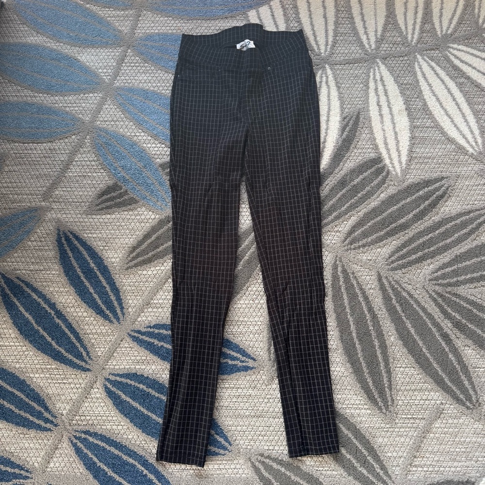 Seven7 Women’s Size Small Stretch‎ Skinny Pull On Ponte Legging Windowpane Plaid